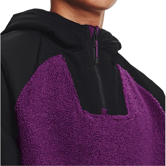 UNDER ARMOUR S M L XL Mission Boucle Anorak Hoodie Jacket Rivalry (514) Zip - Picture 9 of 12